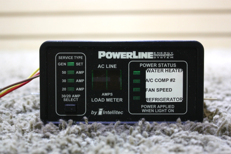 RV Components USED 0000903250 POWERLINE EMS BY INTELLITEC DISPLAY