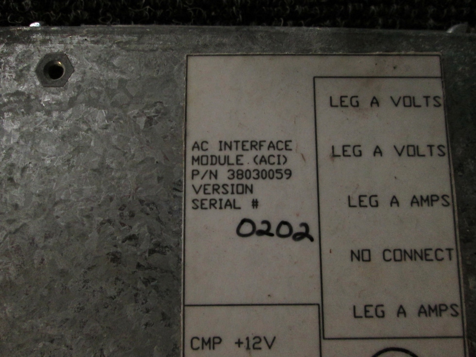 USED ALADDIN AC INTERFACE MODULE P/N 38030059 SN: 0202 RV Components 