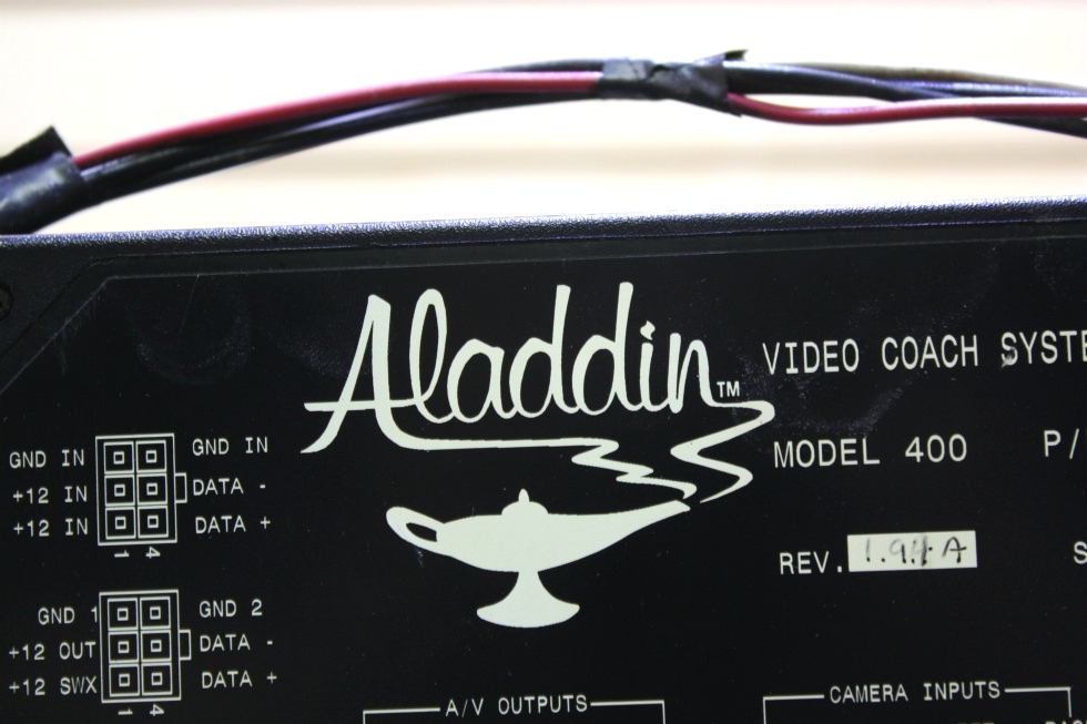 USED MOTORHOME ALADDIN VIDEO COACH SYSTEM MONITOR MODEL 400 38040076 FOR SALE RV Components 