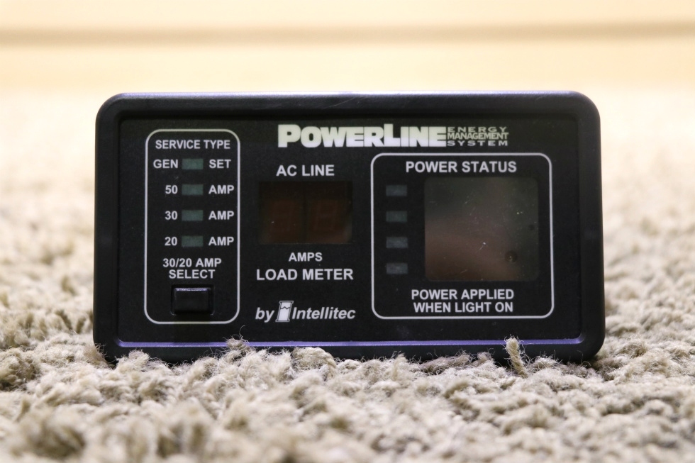 RV Components USED 0000757000 POWERLINE EMS BY INTELLITEC DISPLAY