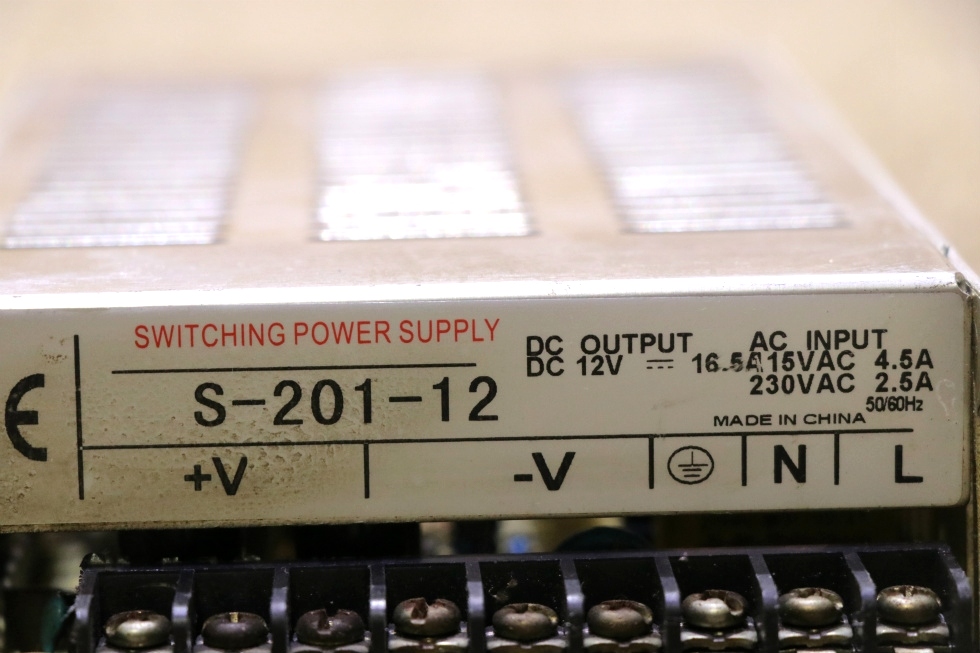 USED MOTORHOME S-201-12 SWITCHING POWER SUPPLY FOR SALE RV Components 