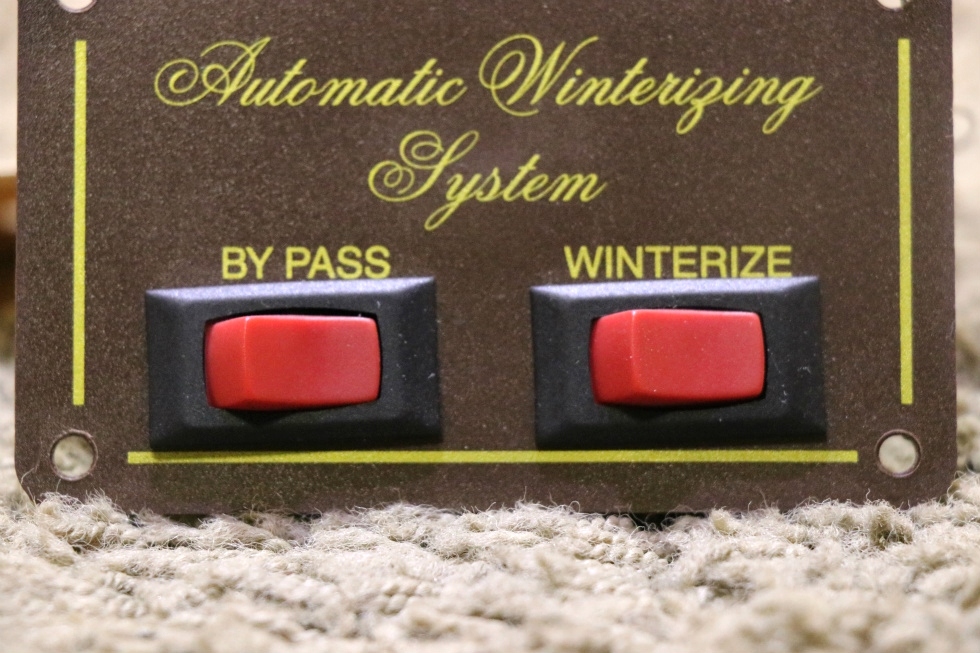 USED RV AUTOMATIC WINTERIZING SYSTEM SWITCH PANEL FOR SALE RV Components 