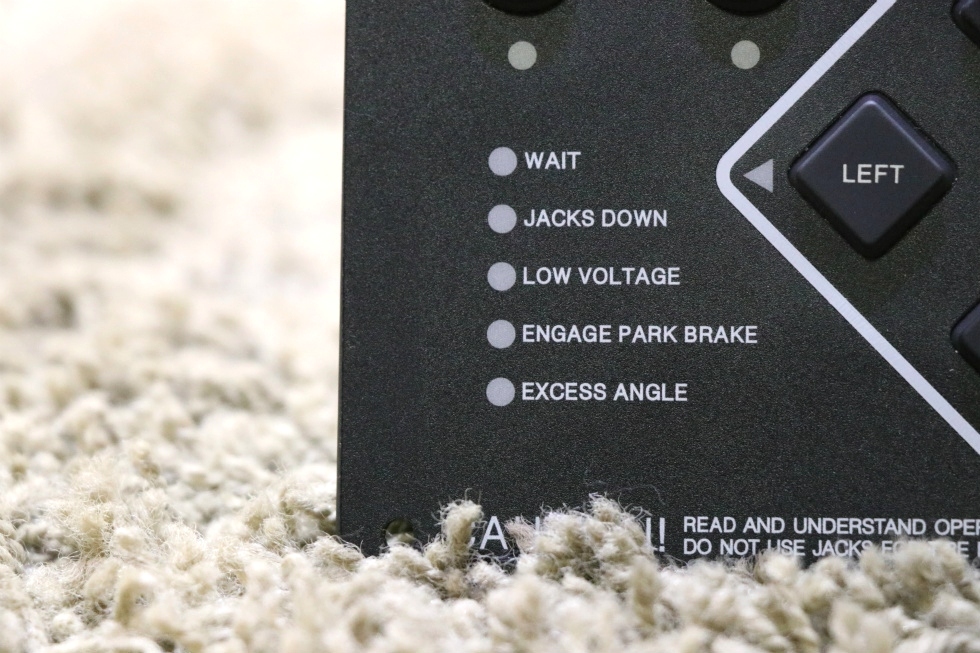 RV Components USED MOTORHOME LCI ELECTRONIC LEVELING TOUCH PAD FOR SALE