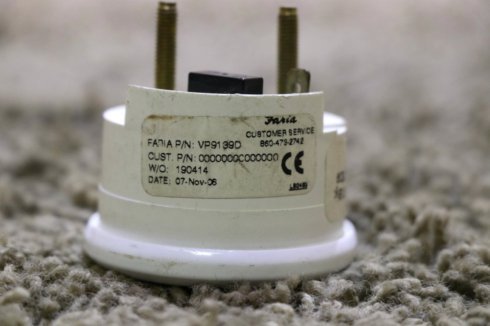 RV Components USED FARIA VP9139D VOLTS RV DASH GAUGE FOR SALE Motorhome