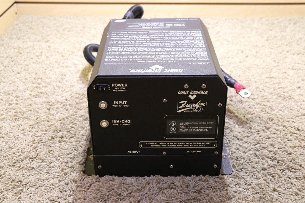 RV Components USED MOTORHOME 81-0209-12(204) HEART ... freedom 20 inverter wiring diagram 