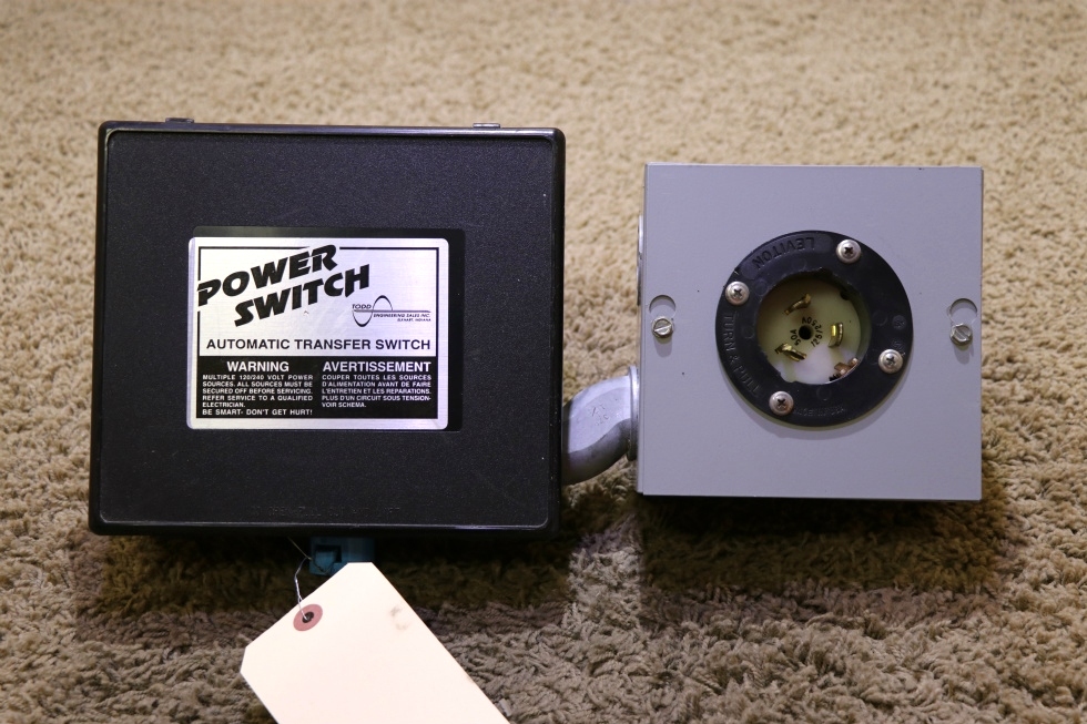 RV Components USED RV POWER GEAR PS 245L AUTOMATIC TRANSFER SWITCH