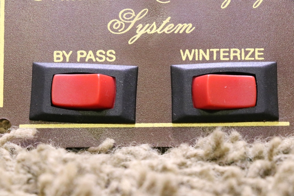 USED MOTORHOME AUTOMATIC WINTERIZING SYSTEM SWITCH PANEL RV PARTS FOR SALE RV Components 