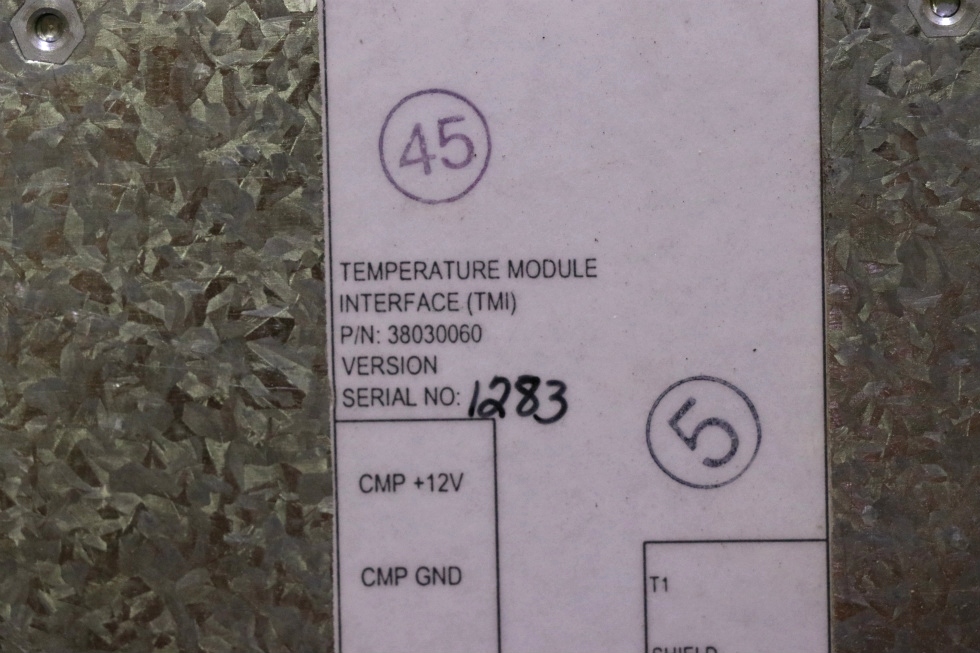 USED MOTORHOME TEMPERATURE MODULE INTERFACE (TMI) 38030060 RV PARTS FOR SALE RV Components 