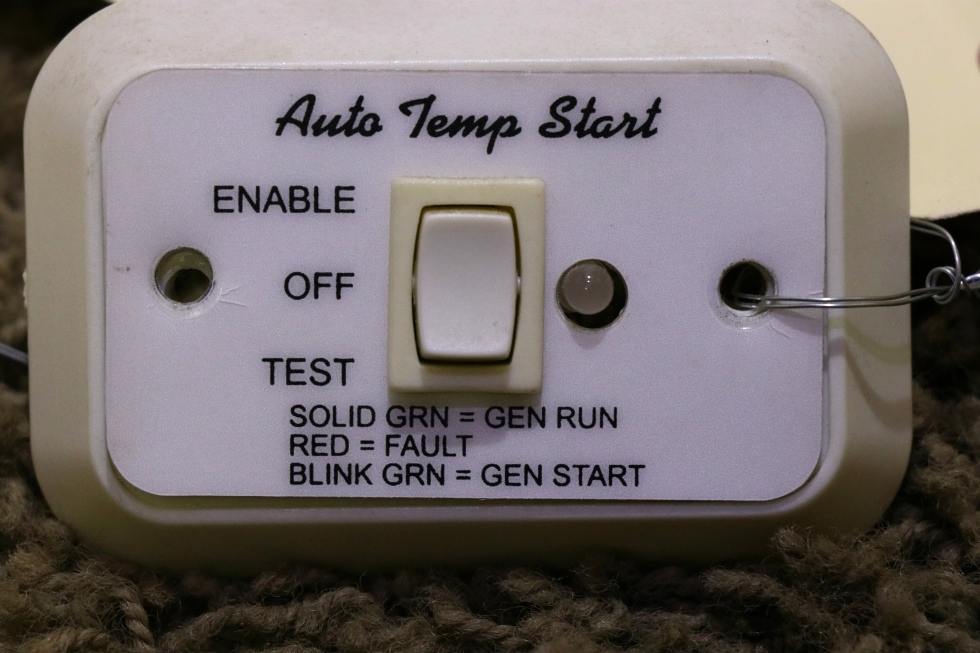 USED MOTORHOME AUTO TEMP START A9159WH SWITCH PANEL RV PARTS FOR SALE RV Components 