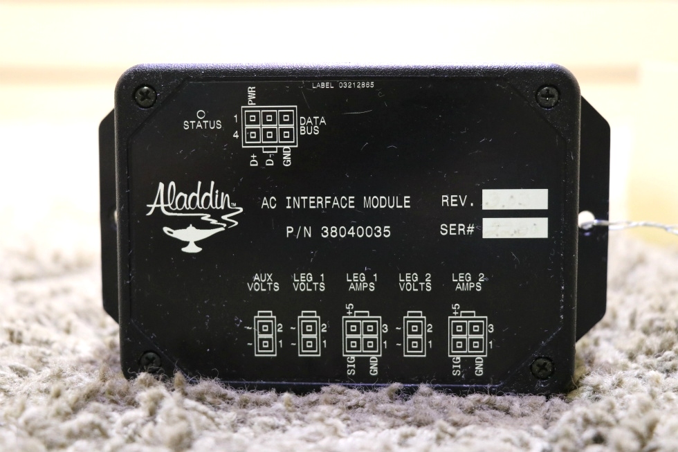 USED MOTORHOME ALADDIN AC INTERFACE MODULE 38040035 RV PARTS FOR SALE RV Components 