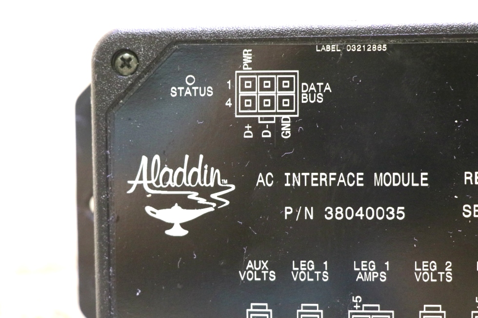 38040035 USED MOTORHOME ALADDIN AC INTERFACE MODULE RV PARTS FOR SALE RV Components 