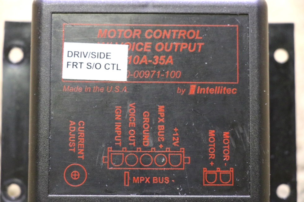 USED RV 00-00971-100 MOTOR CONTROL W/ VOICE OUTPUT BY INTELLITEC MOTORHOME PARTS FOR SALE RV Components 