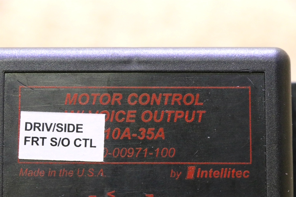 USED RV 00-00971-100 MOTOR CONTROL W/ VOICE OUTPUT BY INTELLITEC MOTORHOME PARTS FOR SALE RV Components 