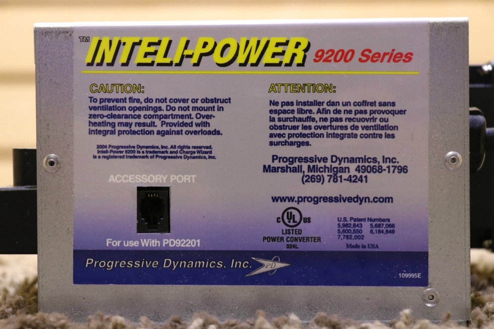 INTELLI-POWER 9200 SERIES POWER CONVERTER MODEL: PD9245C RV PARTS FOR SALE RV Components 