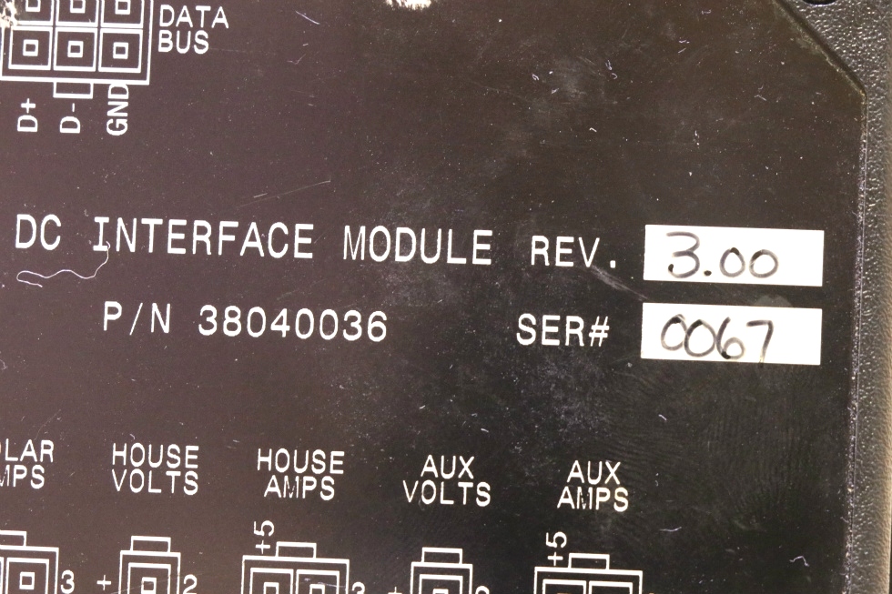 USED ALADDIN DC INTERFACE MODULE PN: 38040036 RV PARTS FOR SALE RV Components 