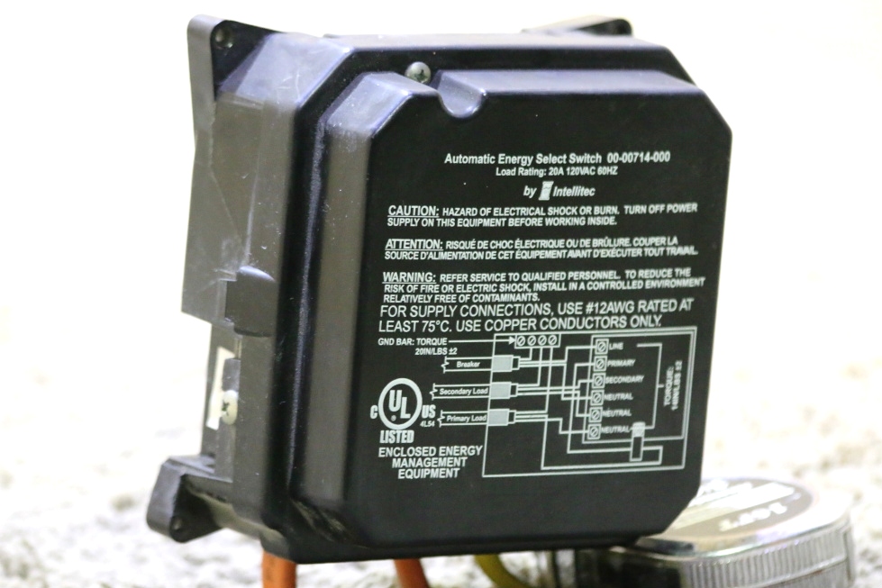 USED AUTOMATIC ENERGY SELECT SWITCH FOR SALE RV PARTS RV Components 