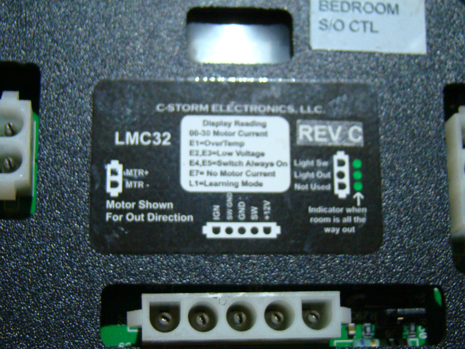 RV Components C Storm Electronics LMC32 Slide Out Control For Sale