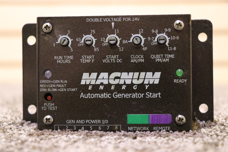USED MAGNUM ENERGY AUTOMATIC GENERATOR START MOTORHOME PARTS FOR SALE RV Components 