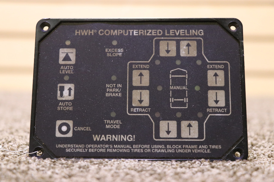 USED HWH COMPUTERIZED LEVELING TOUCH PAD RV PARTS FOR SALE RV Components 