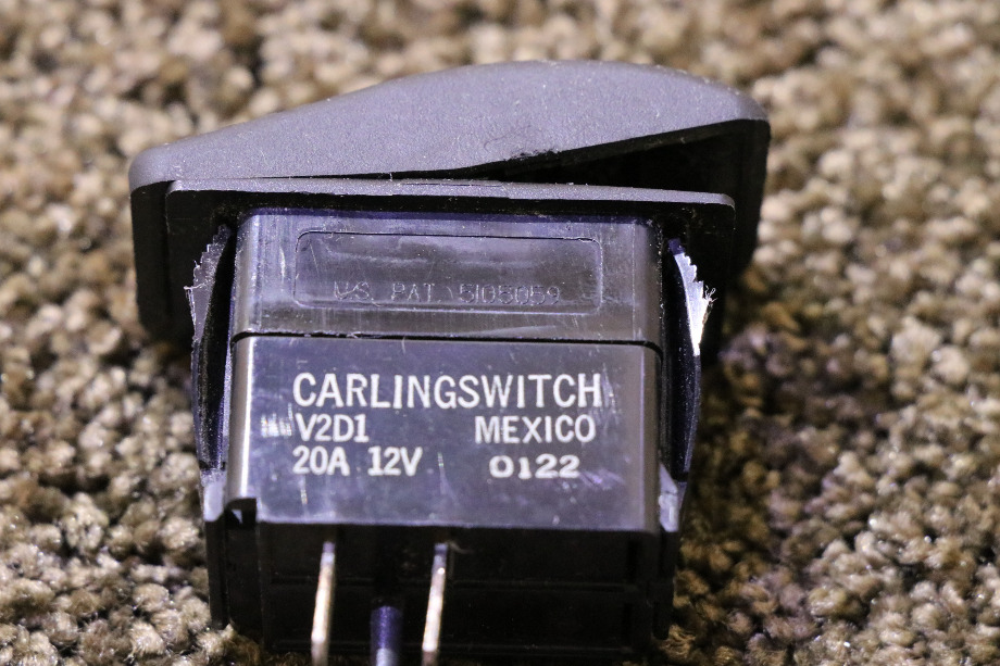 USED BLACK RV DASH SWITCH FOR SALE RV Components 