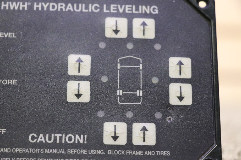 USED HWH HYDRAULIC LEVELING TOUCH PAD MOTORHOME PARTS FOR SALE RV Components 