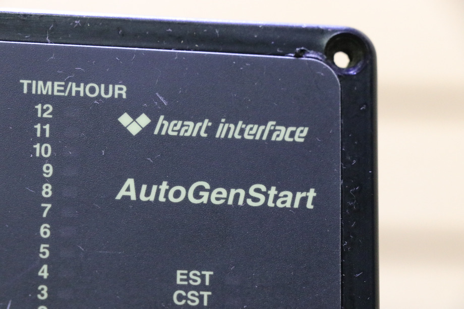 USED HEART INTERFACE AUTOGENSTART REMOTE PANEL 84-2057-02 RV PARTS FOR SALE RV Components 