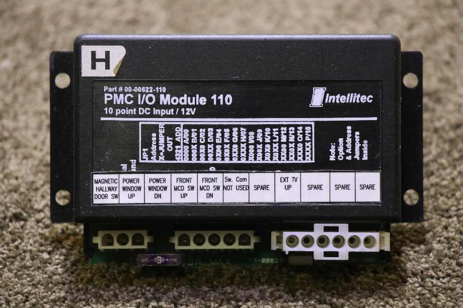 USED RV PMC I/O MODULE 110 BY INTELLITIC 00-00622-110 FOR SALE RV Components 