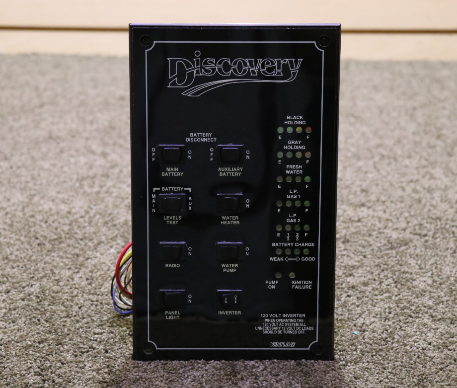 USED DISCOVERY TANK MONITOR & SWITCH PANEL RV PARTS FOR SALE RV Components 