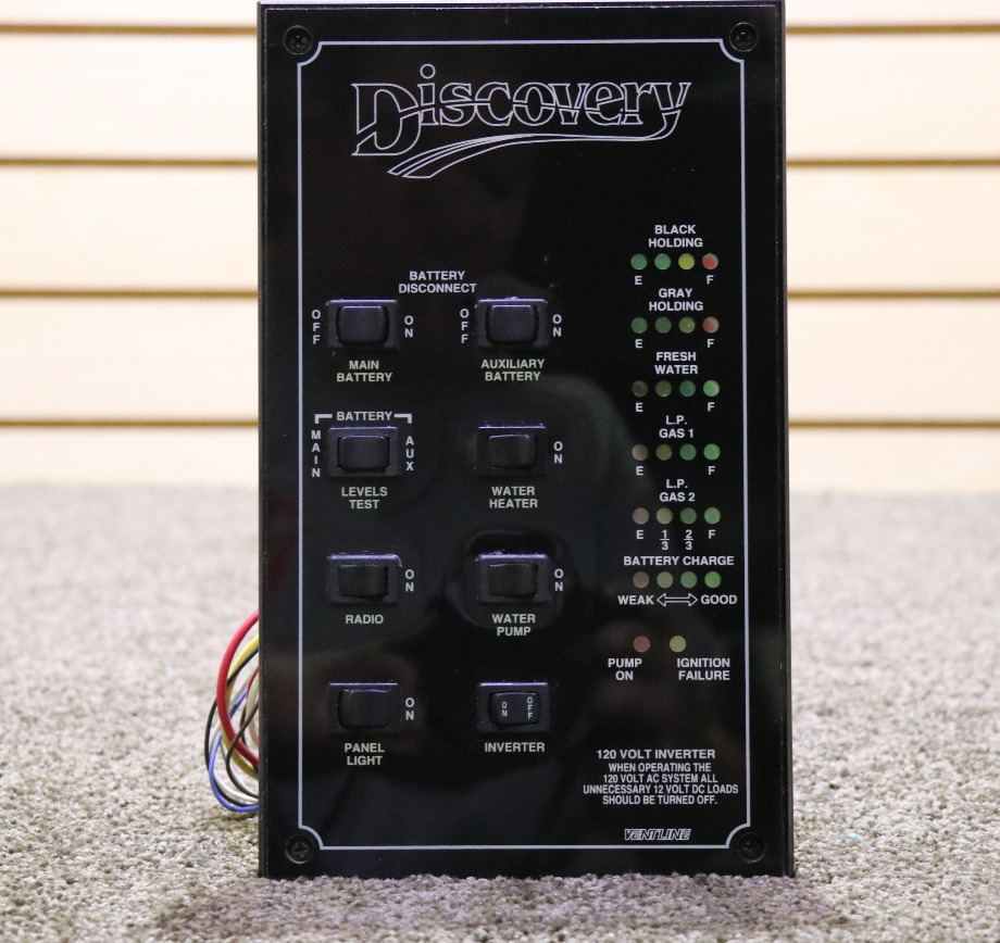 USED DISCOVERY TANK MONITOR & SWITCH PANEL RV PARTS FOR SALE RV Components 