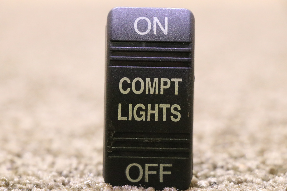 USED COMPT LIGHTS ON / OFF DASH SWITCH MOTORHOME PARTS FOR SALE RV Components 