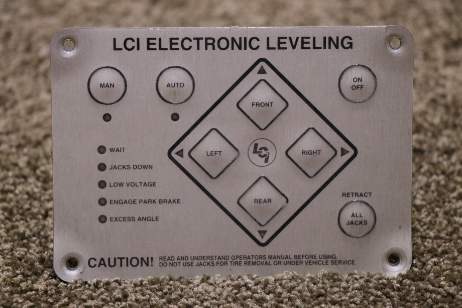 USED LCI ELECTRONIC LEVELING TOUCH PAD MOTORHOME PARTS FOR SALE RV Components 