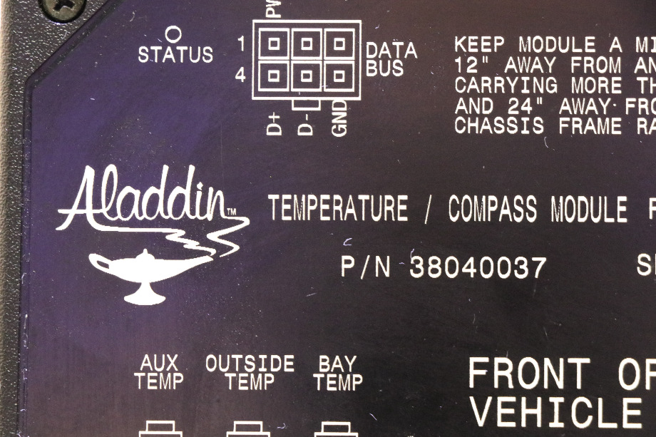 USED ALADDIN 38040037 TEMPERATURE / COMPASS MODULE RV PARTS FOR SALE RV Components 