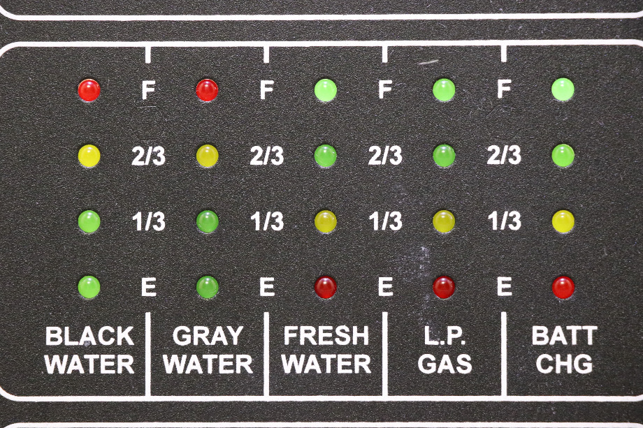 USED RV DIGI LEVEL TANK MONITOR PANEL MOTORHOME PARTS FOR SALE RV Components 