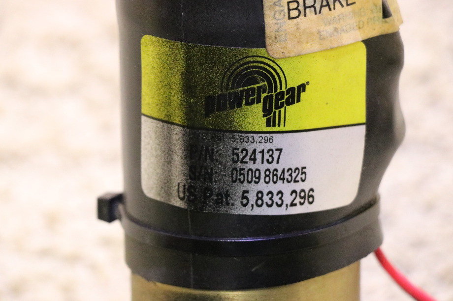 USED 524137 POWER GEAR MOTORHOME SLIDE OUT MOTOR FOR SALE RV Components 