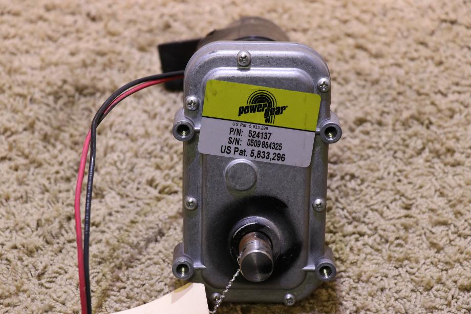 USED 524137 POWER GEAR MOTORHOME SLIDE OUT MOTOR FOR SALE RV Components 