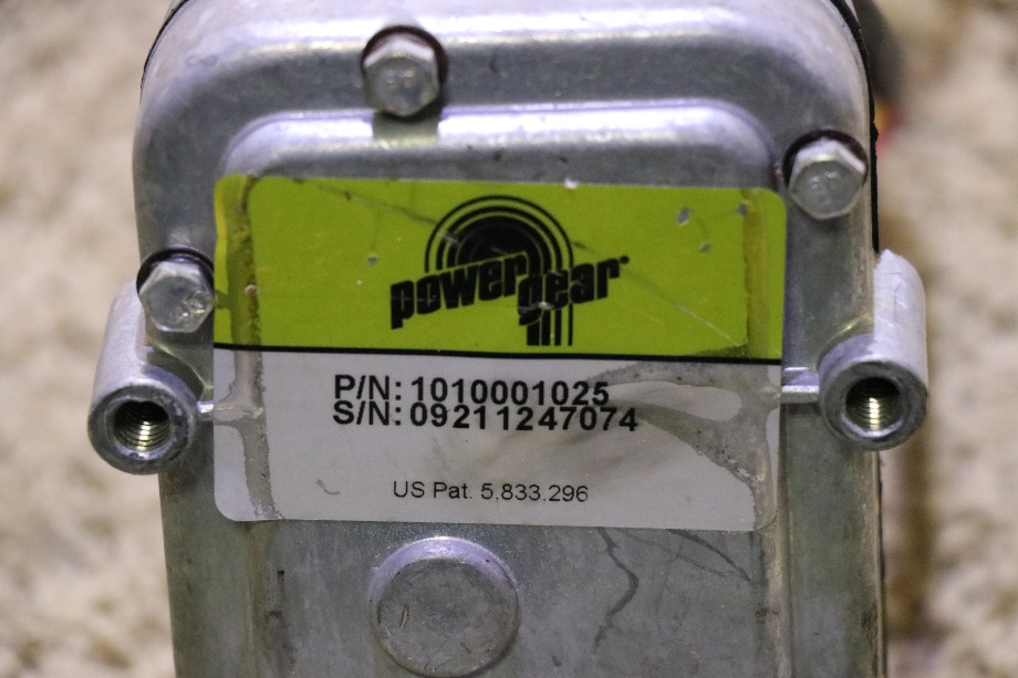 USED POWER GEAR 1010001025 MOTORHOME SLIDE OUT MOTOR FOR SALE RV Components 