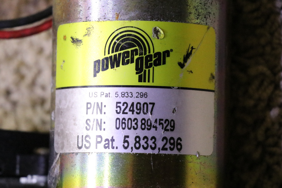 USED RV POWER GEAR 524907 SLIDE OUT MOTOR MOTORHOME PARTS FOR SALE RV Components 