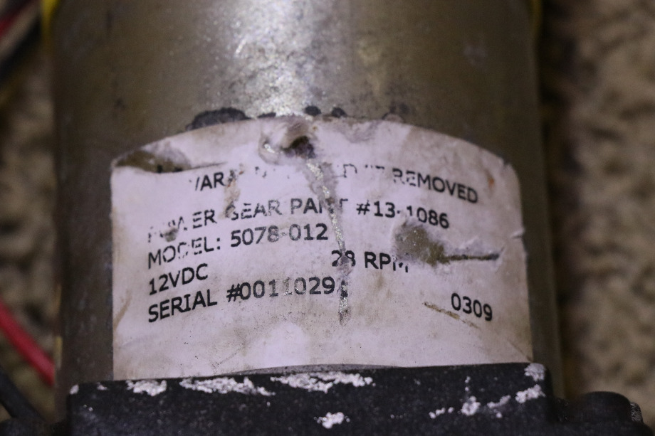 USED RV POWER GEAR 520015 SLIDE OUT MOTOR FOR SALE RV Components 