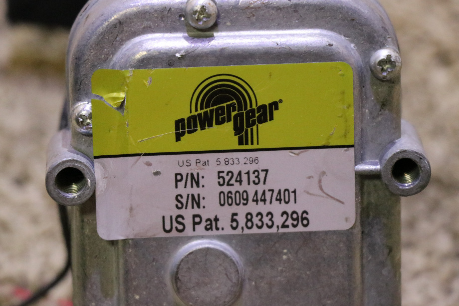 USED MOTORHOME POWER GEAR 524137 SLIDE OUT MOTOR FOR SALE RV Components 