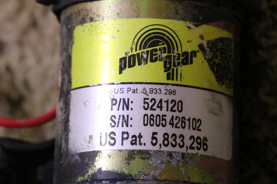 USED 524120 POWER GEAR SLIDE OUT MOTOR MOTORHOME PARTS FOR SALE RV Components 