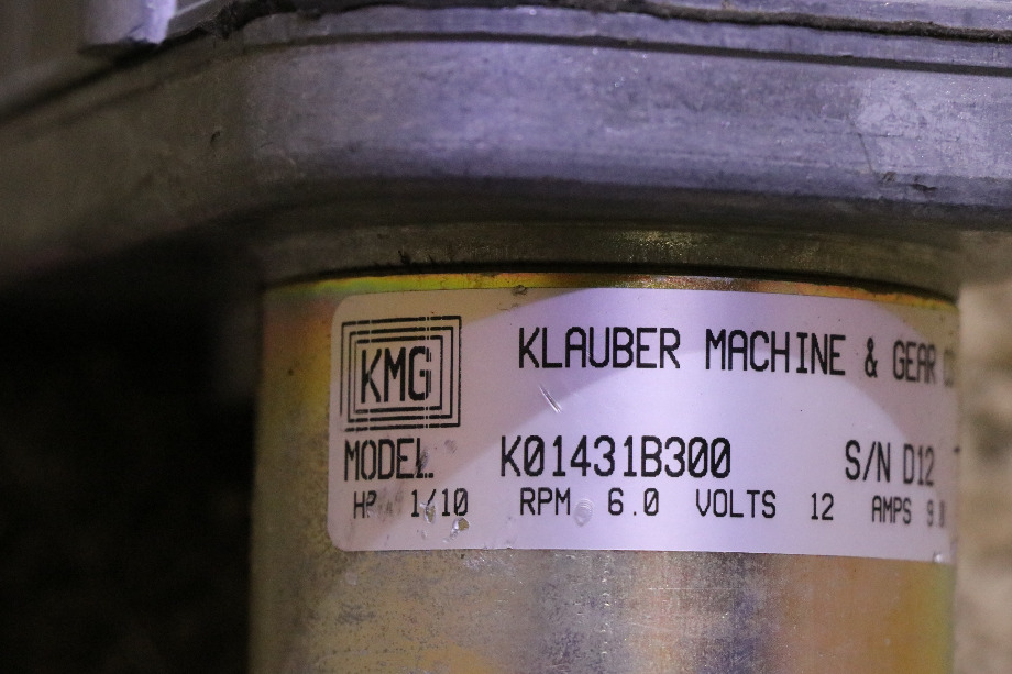 USED K01431B300 KMG SLIDE OUT MOTOR MOTORHOME PARTS FOR SALE RV Components 