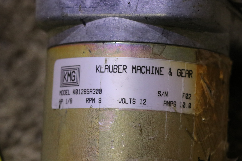 RV KLAUBER K01285A300 USED SLIDE OUT MOTOR FOR SALE RV Components 