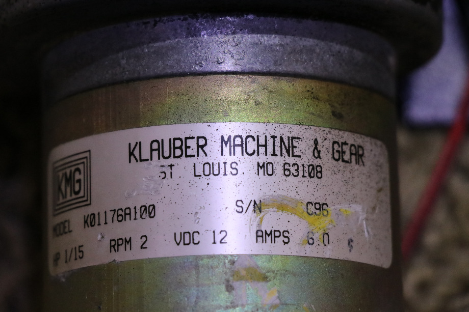 USED KLAUBER K01176A100 SLIDE OUT MOTOR RV PARTS FOR SALE RV Components 