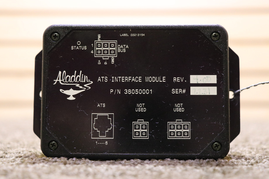 USED RV ALADDIN ATS INTERFACE MODULE 38050001 FOR SALE RV Components 
