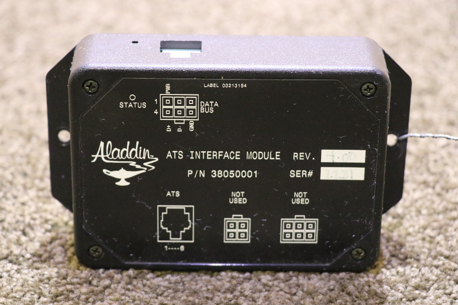 USED RV ALADDIN ATS INTERFACE MODULE 38050001 FOR SALE RV Components 