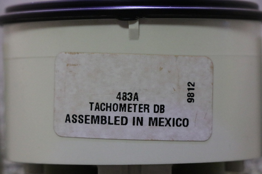USED STEWART WARNER 483A TACHOMETER RV/MOTORHOME DASH GAUGE FOR SALE RV Components 