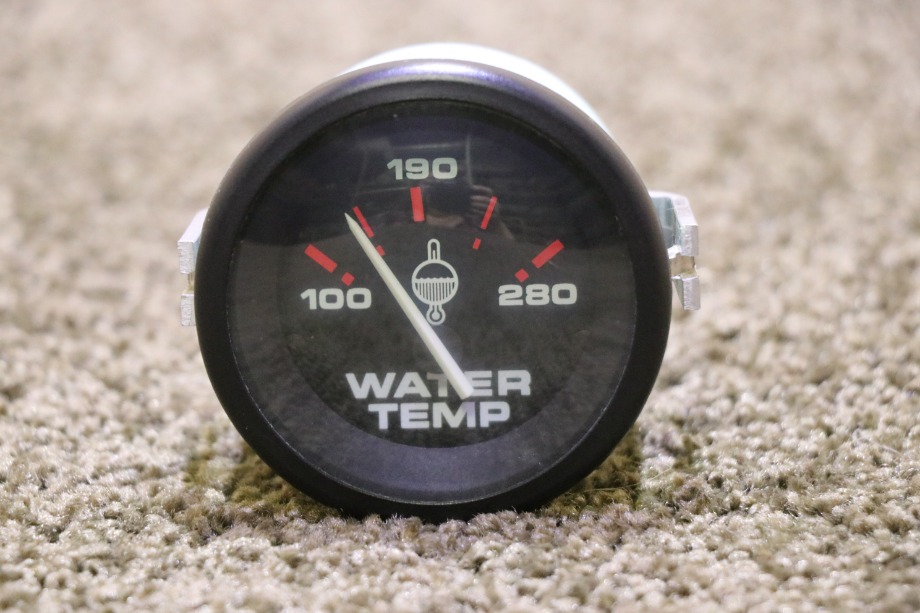 USED 62843 WATER TEMP DASH GAUGE MOTORHOME PARTS FOR SALE RV Components 
