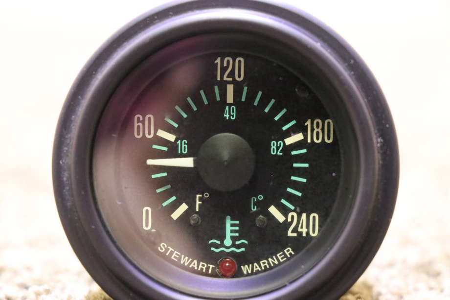 USED RV 496A COOLANT TEMPERATURE DASH GAUGE FOR SALE RV Components 