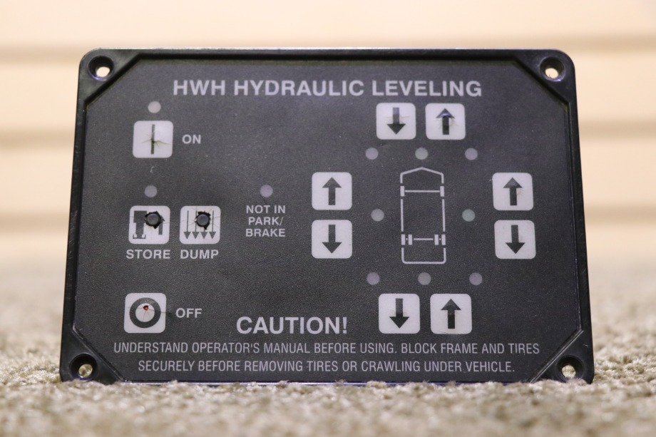 USED HWH AP10054 HYDRAULIC LEVELING TOUCH PAD RV PARTS FOR SALE RV Components 