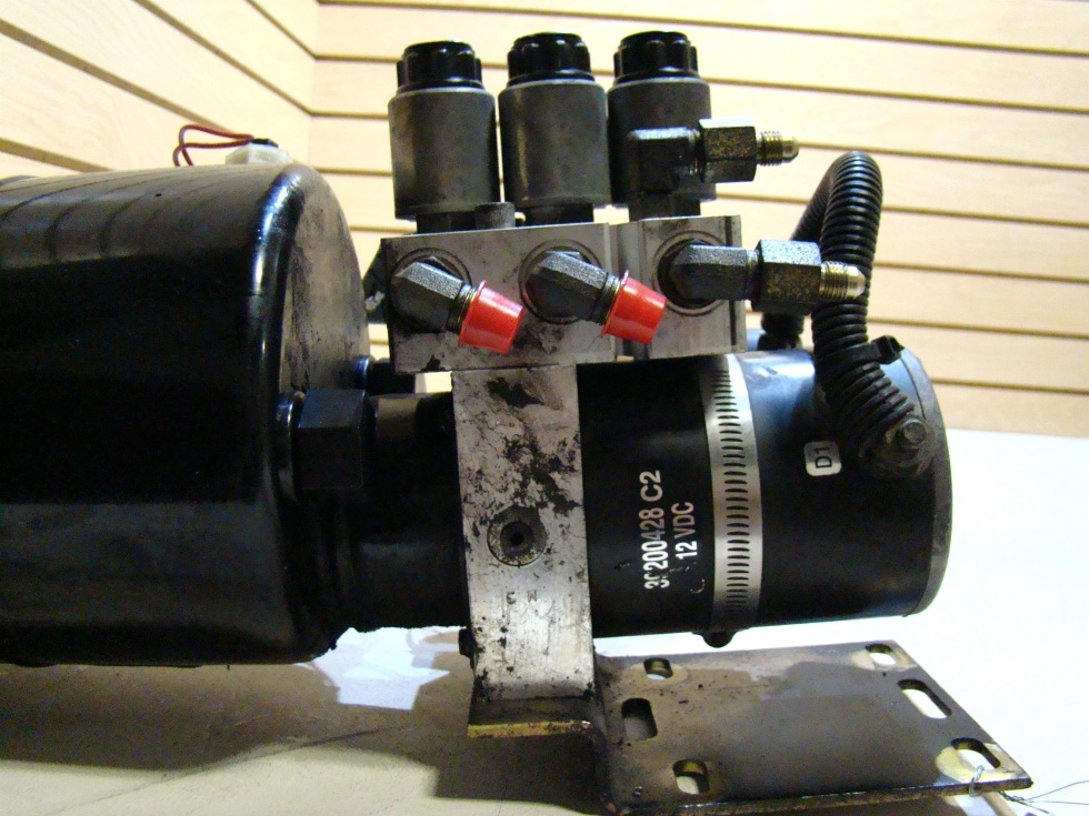 USED POWER GEAR LEVELING SYSTEM PUMP FOR SALE  **OUT OF STOCK** RV Components 